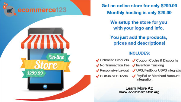 Ecommerce123 is as Easy as 123!
